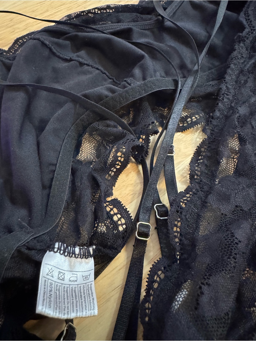 Black Lace Bralette - Picture 5 of 9